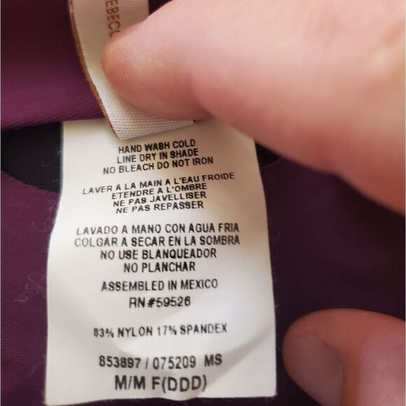 Becca Color Code Lattice Bikini Top: Bra Size Medium F/DDD - Picture 11 of 11